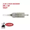 Original Lishi VA2T for Citroen Renault Peugeot 2-in-1 Pick Decoder Anti Glare