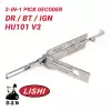 Original Lishi HU101 V3 for Ford 2-in-1 Pick Decoder Anti Glare