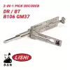 Original Lishi B106 GM37 for GM Non-Warded 2 in 1 Tool Pick Decoder Anti-Glare