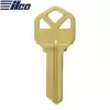 Mechanical Metal Head Key Blank KW1 Kwikset Brass Finish