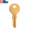 ILCO Y11 Metal Head key Blank Brass Finish for Yale