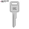 Mechanical Single-Sided 6-Cut Ignition Metal Head Key For GM B44