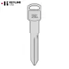 Mechanical Double-Sided 10-Cut Metal Head Key For GM B86 P1106