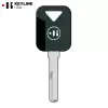 Mechanical High Security 2-Track Plastic Head Key for Volvo VL15P HU56RP