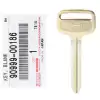 Toyota Genuine Metal NON-Transponder Blank Key 90999-00186