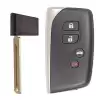 Remote Shell for Lexus Smart Remote 4 Button with Emergency Key