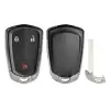 Smart Remote Shell For Cadillac HU100 3 Buttons With Emergency Key