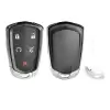 Smart Remote Shell For Cadillac HU100 5 Buttons With Emergency Key