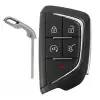 Smart Remote Key Shell for Cadillac 5 Button With Hatch for FCCID: YG0G20TB1