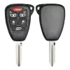 Remote Head Key Shell for Chrysler Dodge 6 Button Y160 Blade (Clip-on)