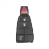 Remote Key Rubber Pad for Chrysler Jeep Dodge 3+1 Buttons SUV Turnk Style