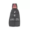 Remote Key Rubber Pad for Chrysler Jeep Dodge 4+1 Buttons Sedan Trunk and Engine Start Style