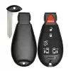Remote Fobik Key Shell for Chrysler Dodge Jeep VW 6 Button Side Doors and SUV Trunk Type