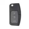 Remote Key Fob Cover for Ford Focus Flip Remote 3 Buttons with Laser Head