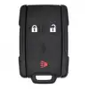 Keyless Entry Remote Key Shell for Chevrolet, GMC 3 Button M3N32337100 Black