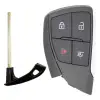 Smart Remote Key Shell for Chevrolet Tahoe, Suburban 4 Button FCCID: YG0G21TB2