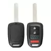Remote Head Key Shell For Honda CR-V Crosstour Fit 3 Button with Blade HON66