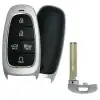 Smart Remote Key Shell for Hyundai Sonata 5 Button Remote Start for FCCID: TQ8-FOB-4F27