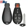 ILCO Fobik Remote Key Shell for 2008-2020 Chrysler 7 Button SHELL-CHRY-POD7B1