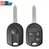 ILCO Remote Head Key Shell for 2000-2017 Ford 4 Button SHELL-FORD-RHK4B2