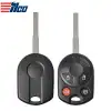 ILCO Remote Head Key Shell for 2012-2018 Ford 4 Button SHELL-FORD-RHK4B3HS