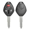 Remote Head Key Shell For Mitsubishi With MIT11R MIT3 Blade 4 Button (Clip-on)
