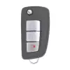 Flip Key Fob Case For Nissan Rogue 2+1 Buttons