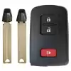 Smart Remote Key Shell for Toyota 3 Button with Insert Key