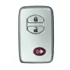Key Fob Shell For Toyota 3 Button Silver Color