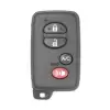 Smart Key Fob Cover For Toyota 4 Buttons With AC Button