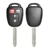 Remote Head Key Shell For Toyota With Blade TOY43 4 Button (Clip-on)