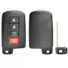 Smart Remote Key Shell For Toyota 4 Button With Blade TOY48