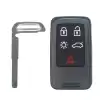 Key Fob Shell With Blade for Volvo 5 Button