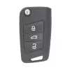 2015 Flip Car Remote Case for VW MQB 3 Buttons