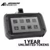 Advanced Diagnostics 1 Year Unlimited Token Plan for SMART Pro Key Programmer