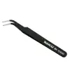 Baku BK-15ESD Curved Tweezer with Black Antistatic Coating