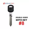 GM Double Sided Vats Key Strattec 596778 #8