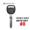 Chevrolet Corvette Double Sided VATS Key Strattec 598518 #8
