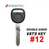 Chevrolet Corvette Double Sided VATS Key Strattec 598522 #12