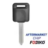 Transponder Key Square Head For Nissan NI01T With Aftermarket Chip 4D60