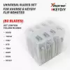 Universal Blades Set for Xhorse & Keydiy Flip Remotes (80 Blades) - SET 1