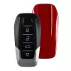 Xhorse Universal Wire Remote Key Red Back Cover 4 Button XKFEF2EN