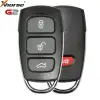 Xhorse Universal Wire Remote Key 2nd Generation Hyundai Style 4 Button XKHY24EN (New Version of XKHY04EN)