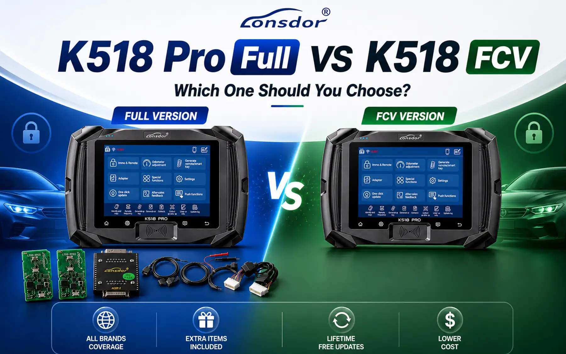 Lonsdor K518 Pro vs FCV: Which One Should You Choose?
