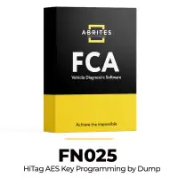 Abrites FN025 Key Programming for FCA HiTagAES Mechanical Keys by Dump