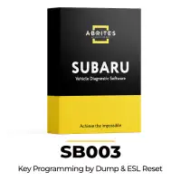Abrites SB003 Key Programming by RH850 Dump and ESL Reset for Subaru