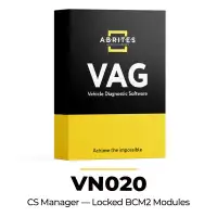 Abrites VN020 CS Manager for Locked BCM2 Modules for VAG