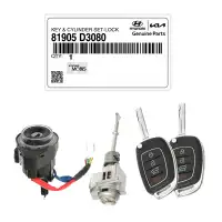 Hyundai Tucson OEM Key & Cylinder Set-Lock – 81905-D3080 (2016-2021)