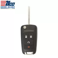 2013-2018 Flip Remote Key for GM 13504265, 1351916, 13585811 KR55WK500733 ILCO LookAlike