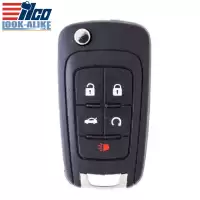 2010-2019 Flip Remote Key PEPS for GM 13504202 OHT05918179 ILCO LookAlike
